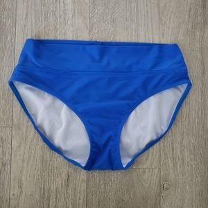 Lime Ricki cobalt blue swim bottoms